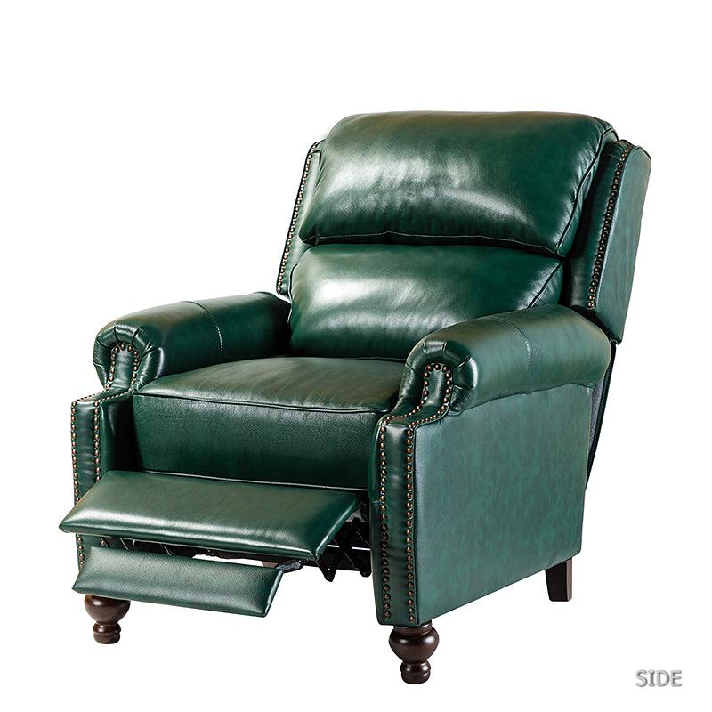 Consuela Mid-century Genuine Leather Recliner
