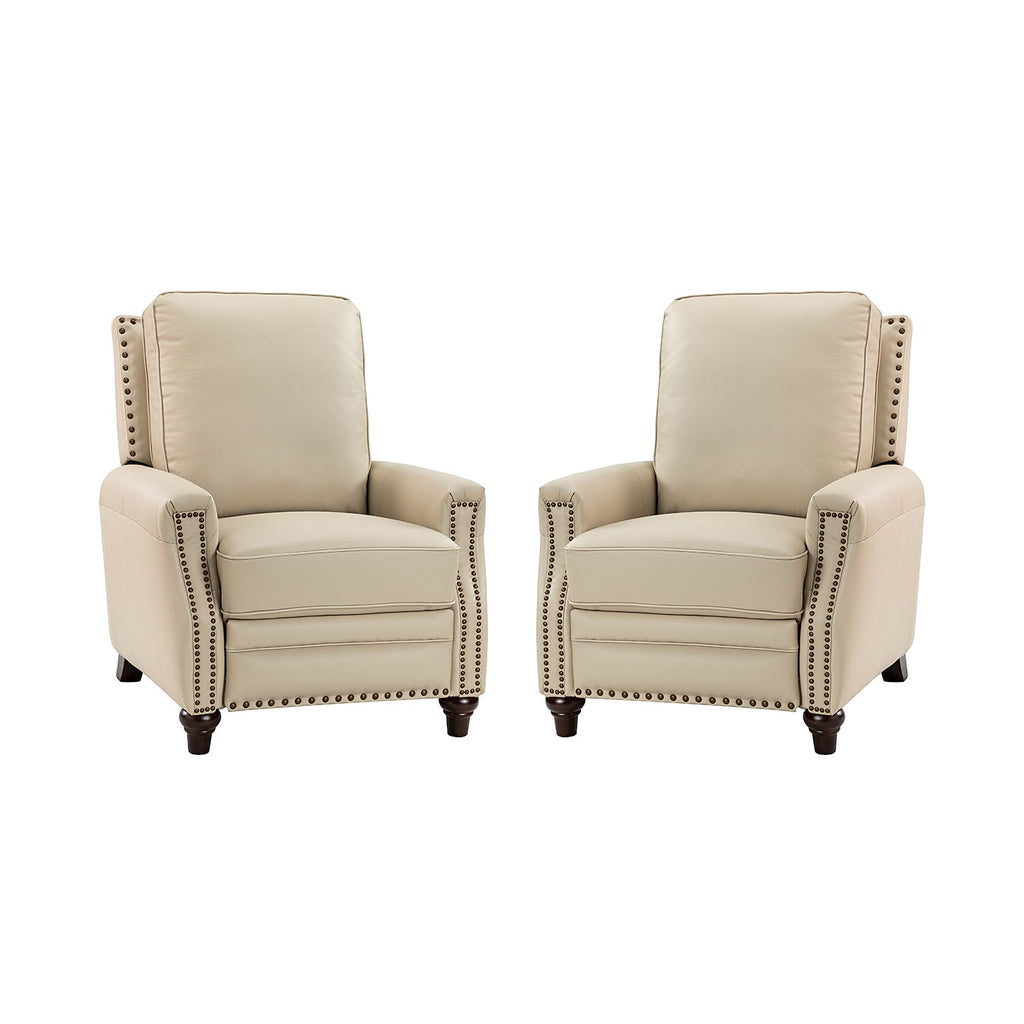 Annabelle Genuine Leather Recliner Chair(Optional Types)