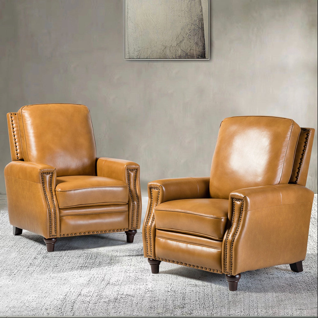 Annabelle Genuine Leather Recliner Chair(Optional Types)