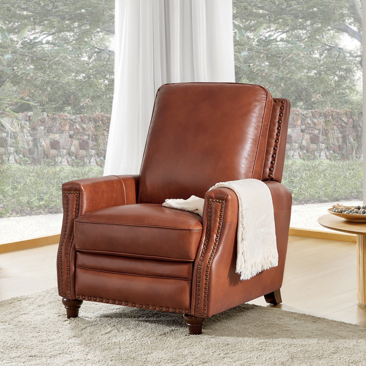 Annabelle Genuine Leather Recliner Chair(Optional Types)