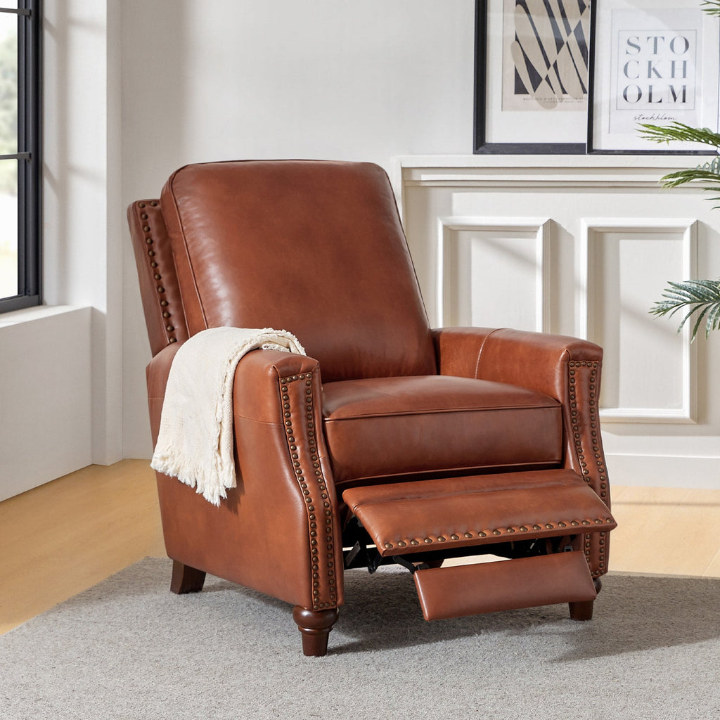 Annabelle Genuine Leather Recliner Chair(Optional Types)