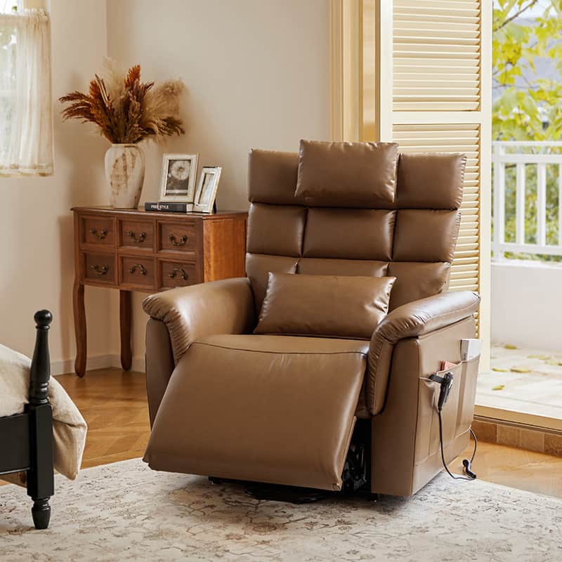 Lay Flat Lift Geri Chairs with Adjustable Head and Lumbar  Lateral  Support