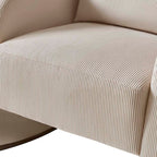 Richard Modern Solid Wood Rocking Chair with Lumbar Pillow