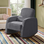 Richard Modern Solid Wood Rocking Chair with Lumbar Pillow