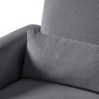 Richard Modern Solid Wood Rocking Chair with Lumbar Pillow