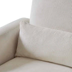 Richard Modern Solid Wood Rocking Chair with Lumbar Pillow