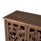 Jordan 63″ Wide 4-Door Sideboard – Solid Wood Console Cabinet
