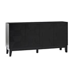 Kamu 60″ Wood Sideboard – Mid-Century Modern Storage Cabinet