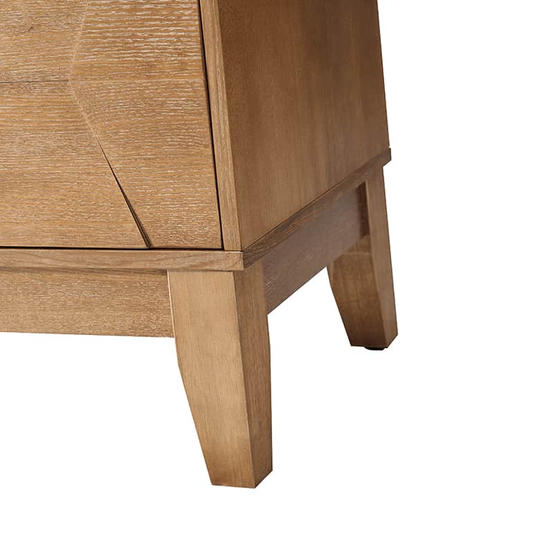 Kamu 60″ Wood Sideboard – Mid-Century Modern Storage Cabinet