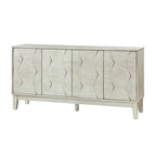 Kamu 60″ Wood Sideboard – Mid-Century Modern Storage Cabinet