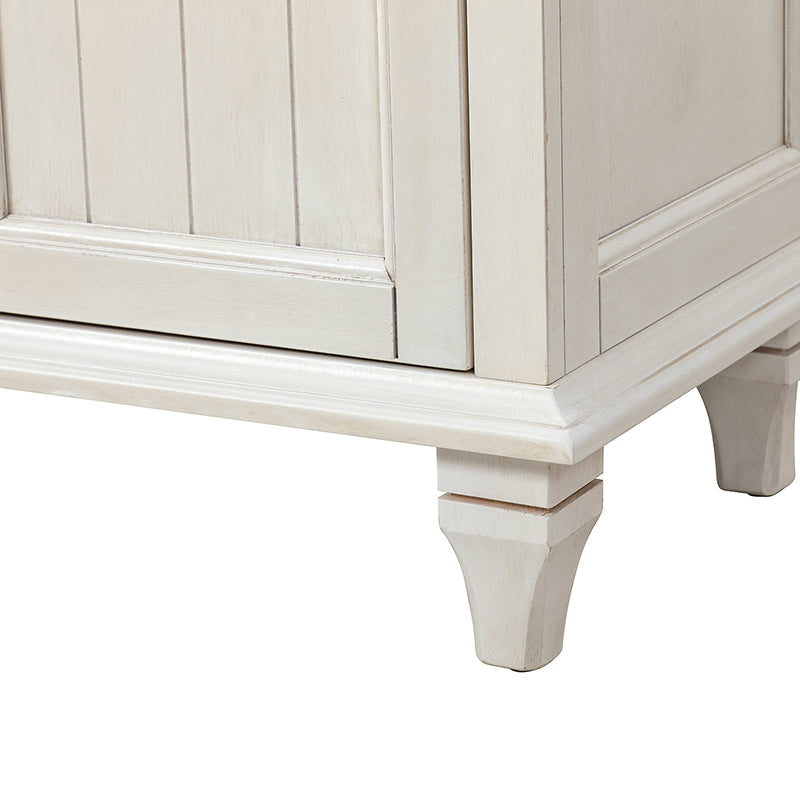 Raphael 58 Wide 3‑Drawer Sideboard – Modern Farmhouse Storage Cabinet With Solid Wood Legs