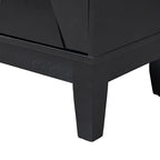 Kamu 45″ Wide 3-Door Sideboard – Modern Minimalist Storage Cabinet