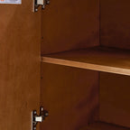 Kamu 45″ Wide 3-Door Sideboard – Modern Minimalist Storage Cabinet