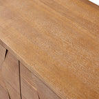 Kamu 45″ Wide 3-Door Sideboard – Modern Minimalist Storage Cabinet