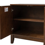 Kamu 45″ Wide 3-Door Sideboard – Modern Minimalist Storage Cabinet