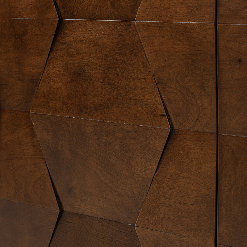 Kamu 45″ Wide 3-Door Sideboard – Modern Minimalist Storage Cabinet