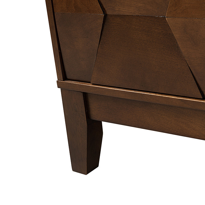 Kamu 45″ Wide 3-Door Sideboard – Modern Minimalist Storage Cabinet