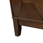 Kamu 45″ Wide 3-Door Sideboard – Modern Minimalist Storage Cabinet