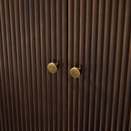 Mack Modern Fluted Solid Wood Sideboard with Elegant Storage Solution