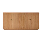 Mack Modern Fluted Solid Wood Sideboard with Elegant Storage Solution
