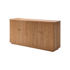 Mack Modern Fluted Solid Wood Sideboard with Elegant Storage Solution