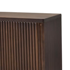 Mack Modern Fluted Solid Wood Sideboard with Elegant Storage Solution