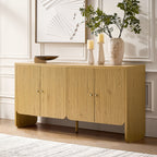 Paula Versatile Buffet Cabinet Sideboard with Adjustable Shelves, Cable Management