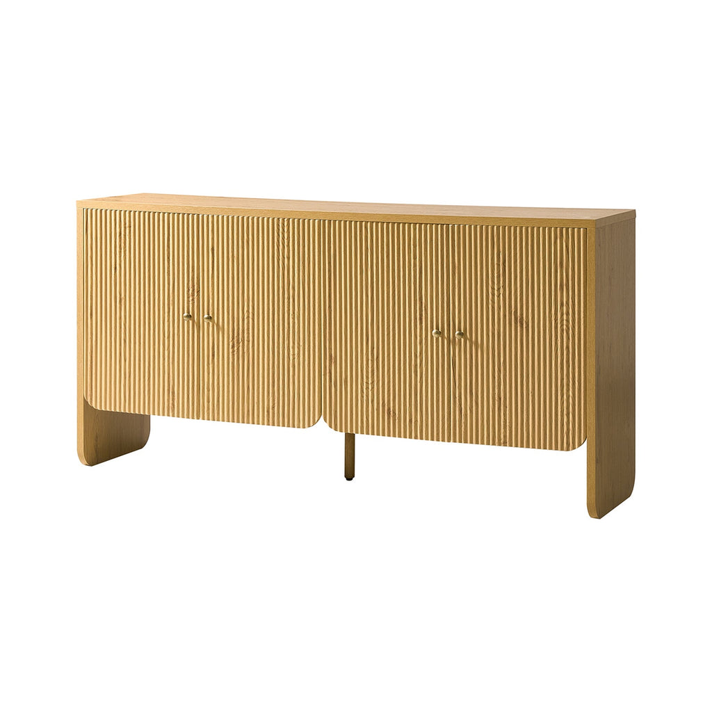 Paula Versatile Buffet Cabinet Sideboard with Adjustable Shelves, Cable Management