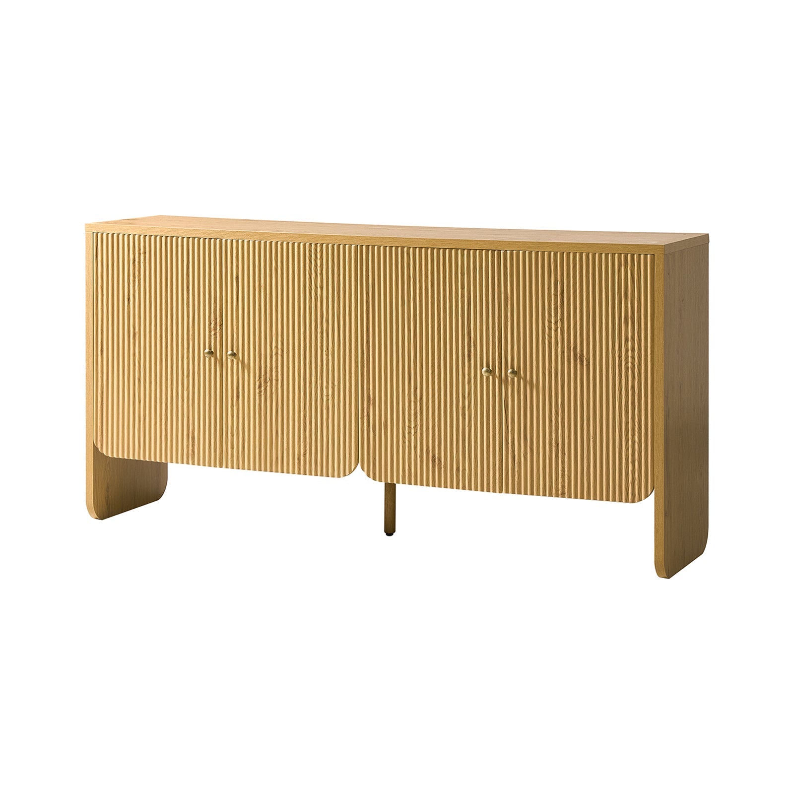 Paula Versatile Buffet Cabinet Sideboard with Adjustable Shelves, Cable Management