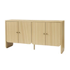 Paula Versatile Buffet Cabinet Sideboard with Adjustable Shelves, Cable Management