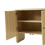 Paula Versatile Buffet Cabinet Sideboard with Adjustable Shelves, Cable Management