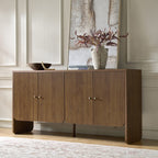 Paula Versatile Buffet Cabinet Sideboard with Adjustable Shelves, Cable Management