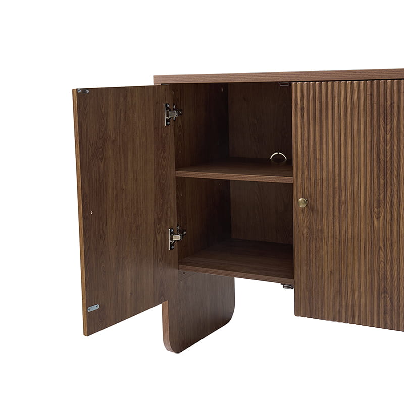 Paula Versatile Buffet Cabinet Sideboard with Adjustable Shelves, Cable Management