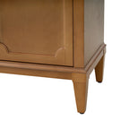Jane Wood Veneer Sideboard with Adjustable Shelves, Available in 2-Door or 4-Door Options