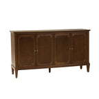 Jane Wood Veneer Sideboard with Adjustable Shelves, Available in 2-Door or 4-Door Options