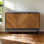 Eugen 47 Wide Sideboard – Compact Modern Storage Cabinet for Living Room, Dining or Entryway