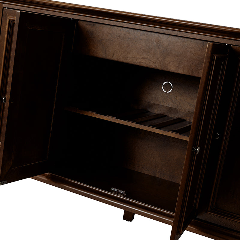 Mitchell 58 Wide Sideboard Buffet Cabinet with Wine Bottle Storage