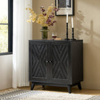 Livius 30 Tall 2-Door Mid-century Modern Accent Cabinet