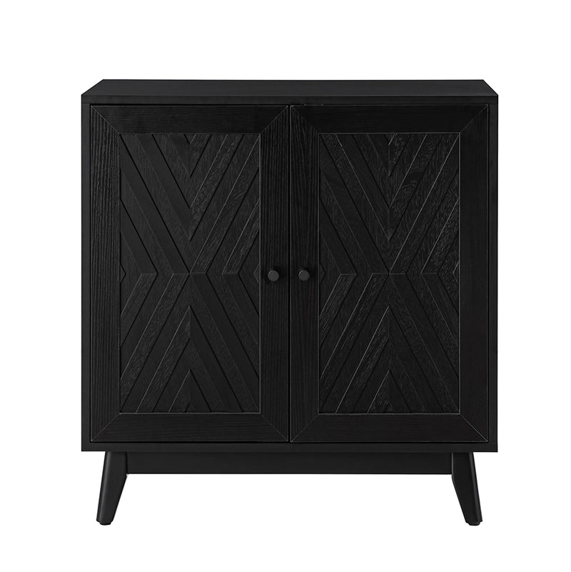 Livius 30 Tall 2-Door Mid-century Modern Accent Cabinet