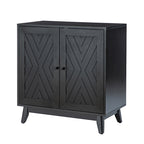 Livius 30 Tall 2-Door Mid-century Modern Accent Cabinet