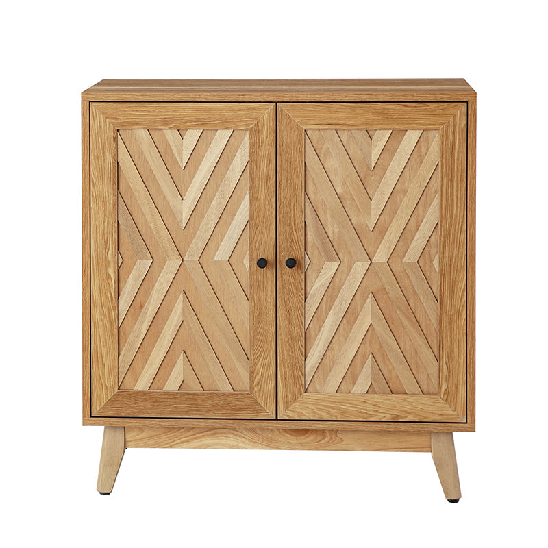 Livius 30 Tall 2-Door Mid-century Modern Accent Cabinet