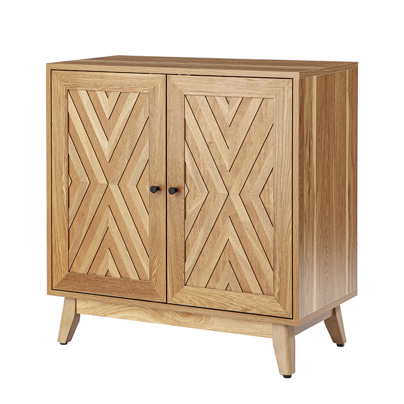 Livius 30 Tall 2-Door Mid-century Modern Accent Cabinet