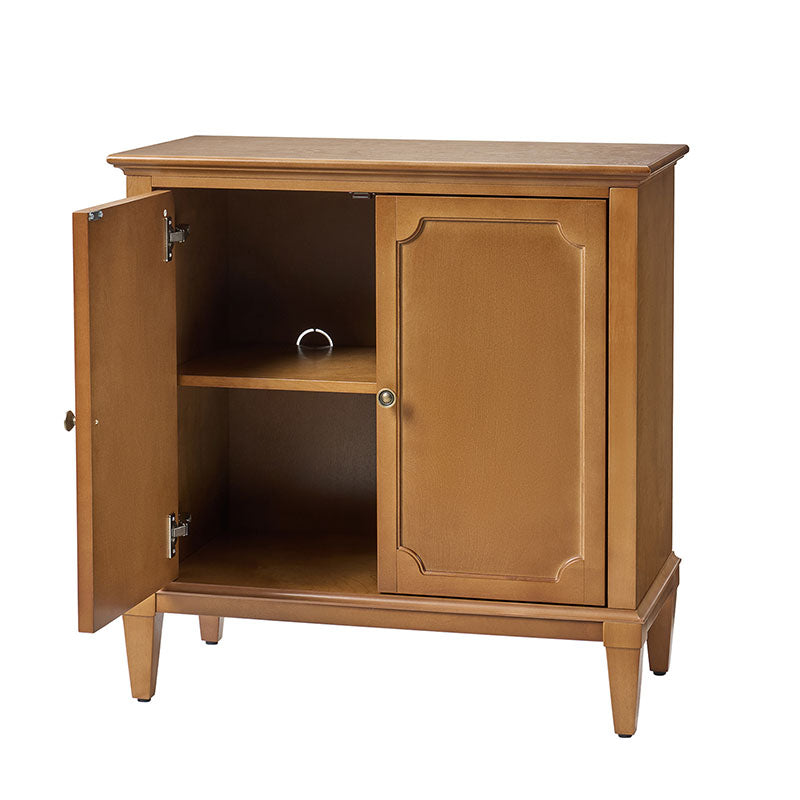 Jane Wood Veneer Sideboard with Adjustable Shelves, Available in 2-Door or 4-Door Options
