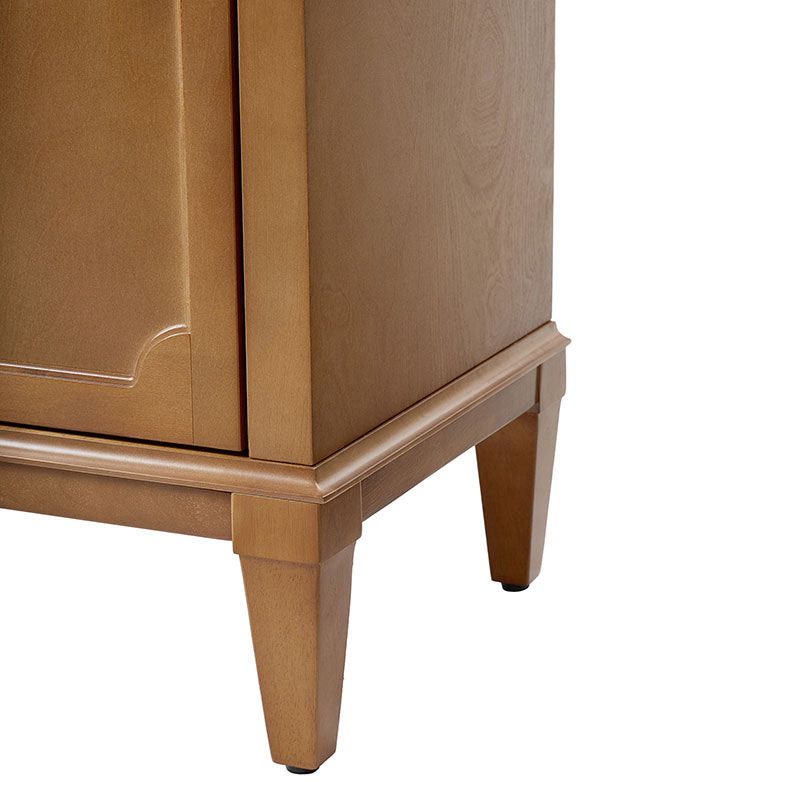 Jane Wood Veneer Sideboard with Adjustable Shelves, Available in 2-Door or 4-Door Options
