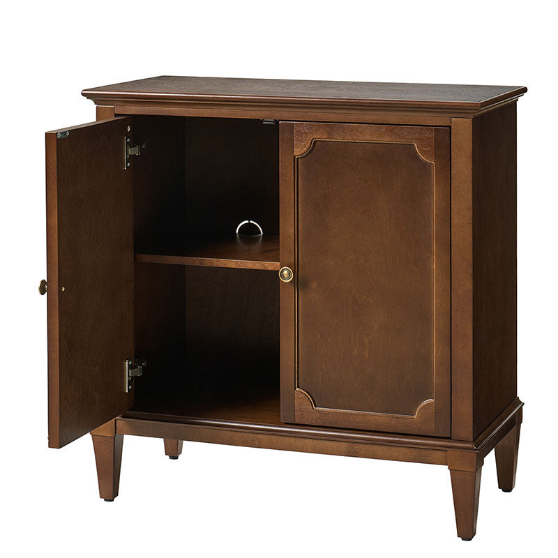 Jane Wood Veneer Sideboard with Adjustable Shelves, Available in 2-Door or 4-Door Options