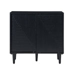 Archie 34 Tall 2-Door Accent Cabinet – Compact Multifunction Storage Cabinet for Entryway, Living Room or Bedroom