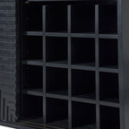 Archie 34 Tall 2-Door Accent Cabinet – Compact Multifunction Storage Cabinet for Entryway, Living Room or Bedroom