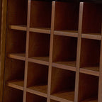 Archie 34 Tall 2-Door Accent Cabinet – Compact Multifunction Storage Cabinet for Entryway, Living Room or Bedroom