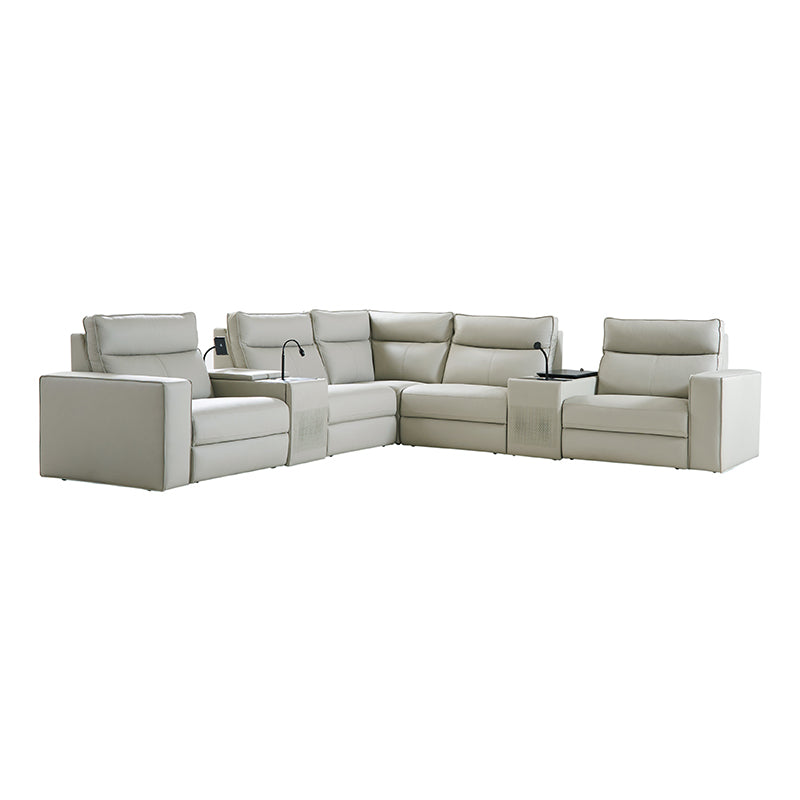 EliteNest Smart Reclining Theater Sofa with Speaker