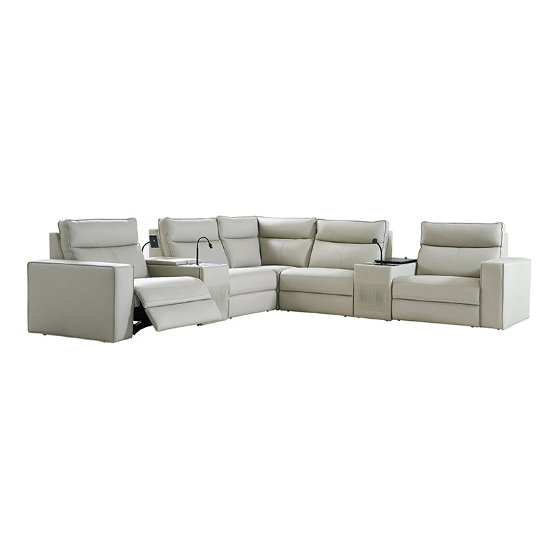 EliteNest Smart Reclining Theater Sofa with Speaker